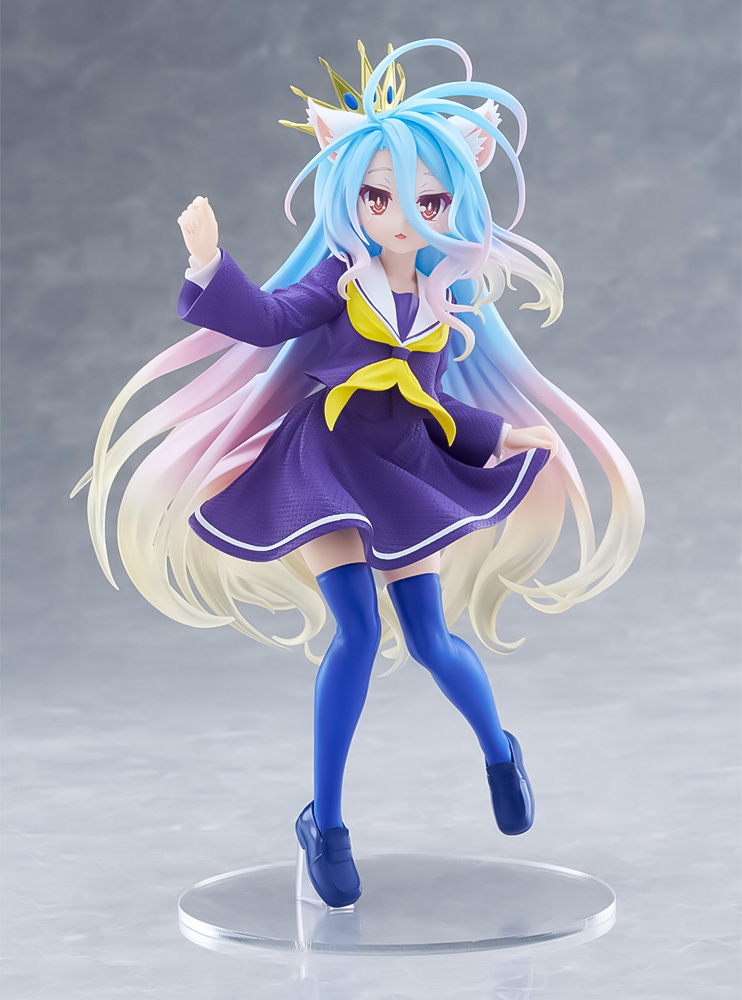 Фігурка Taito No Game No Life - Shiro - Coreful Figure - Nekomimi Seifuku ver.