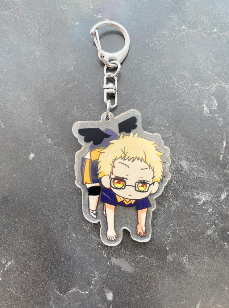 Акриловий брелок Тсукішима Кей (Haikyuu)