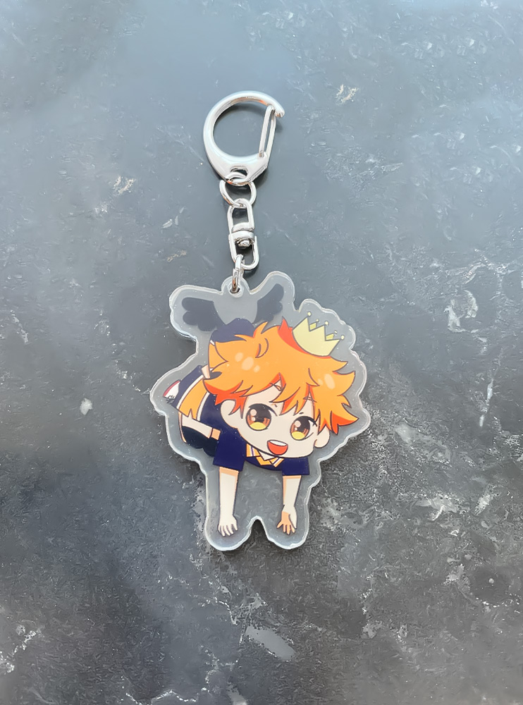 Акриловий брелок Хіната Шойо (Haikyuu)
