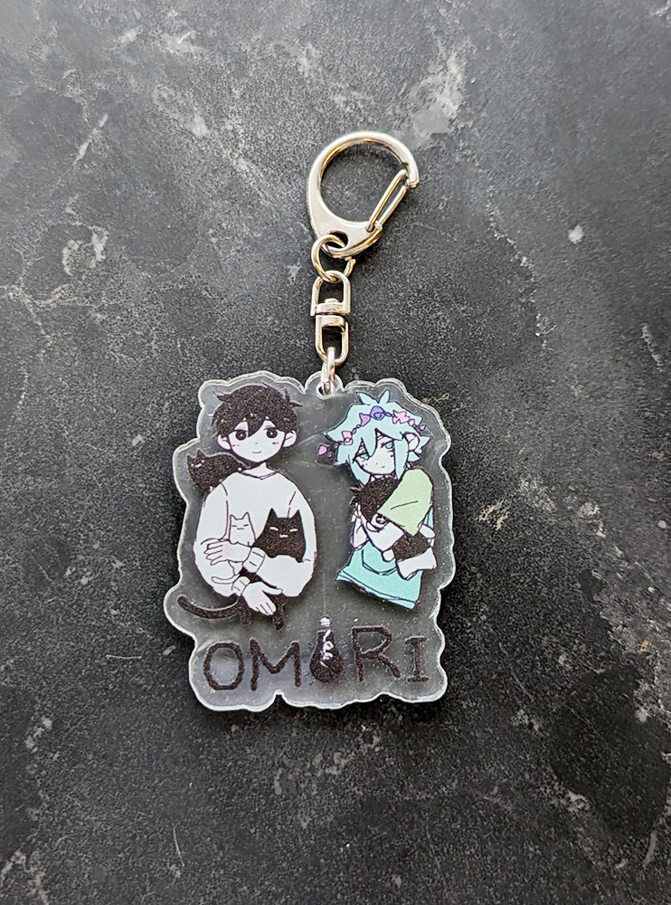 Акриловий брелок Оморі 4 (Omori)