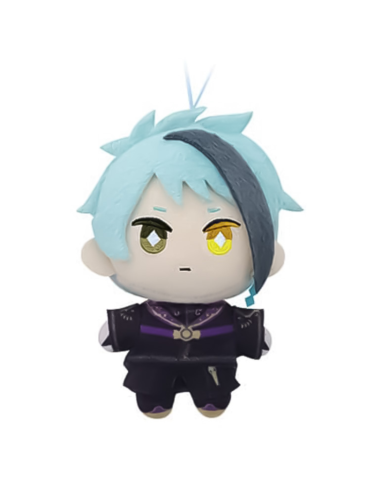М'яка іграшка SEGA Twisted Wonderland - Jade Leech - Extra Shikitenfuku Mascot ~Savanaclaw Ryou & Pomefiore Ryou~ - Plush Mascot
