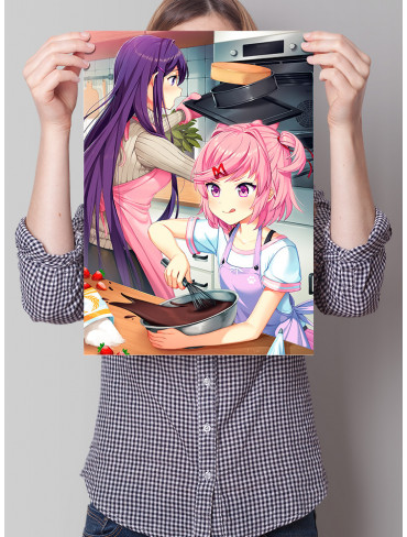 Плакат А3 Doki Doki Літературний клуб! 3 (Doki Doki Literature Club!)