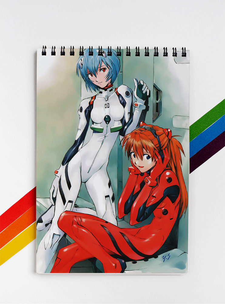 Скетчбук Аска та Рей (Evangelion)