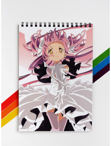 Скетчбук Дівчинка-чарівниця Мадока Маґіка (Mahou Shoujo Madoka Magica)