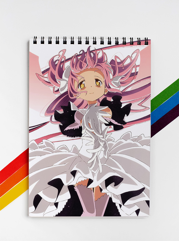Скетчбук Дівчинка-чарівниця Мадока Маґіка (Mahou Shoujo Madoka Magica)