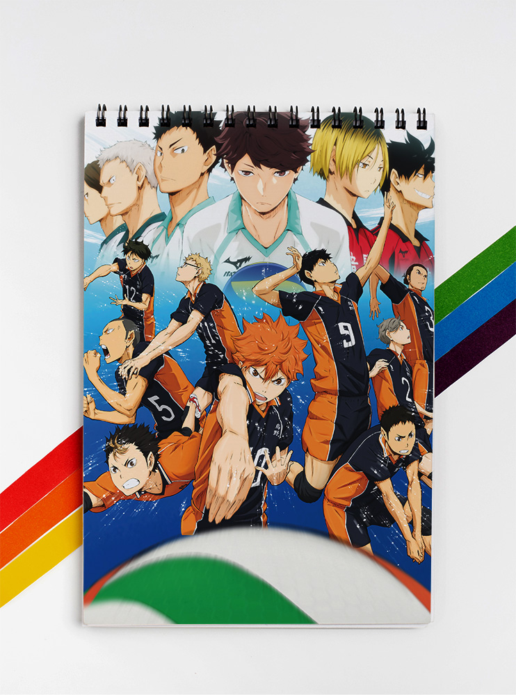 Скетчбук "Волейбол" (Haikyuu)