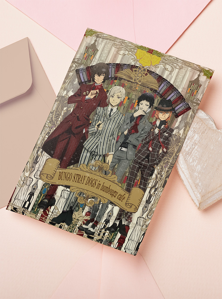 Листівка Літературні генії Бродячі Пси 2 (Bungou Stray Dogs)