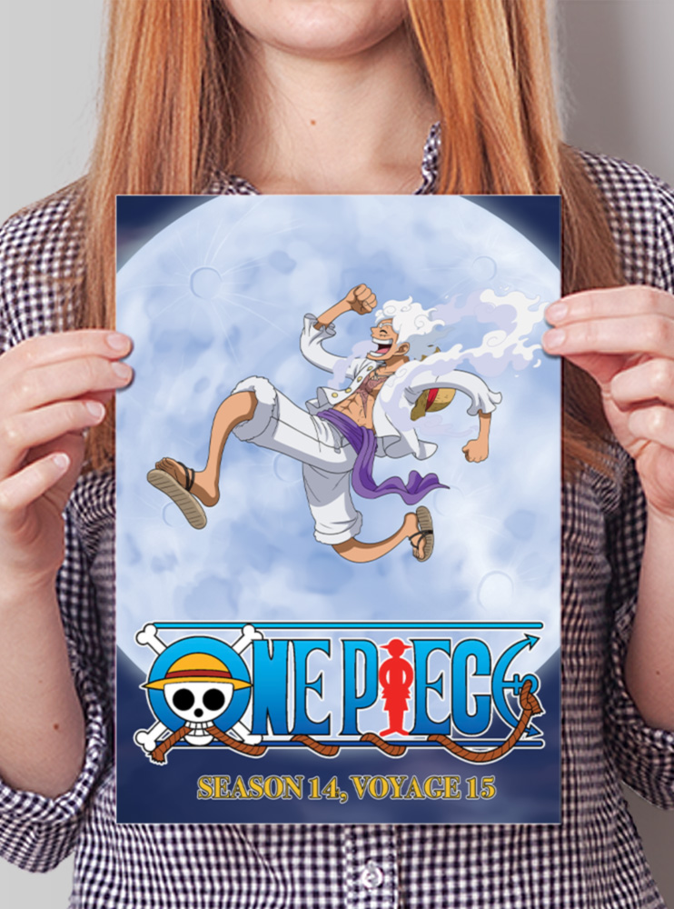 Плакат А4 Манкі Д. Луффі (One Piece)