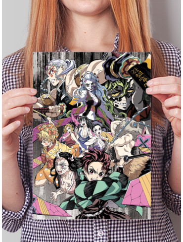 Плакат А4 Клинок, що знищує демонів 2 (Kimetsu no Yaiba)