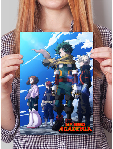 Плакат А4 Моя геройська академія (Boku no Hero Academia)