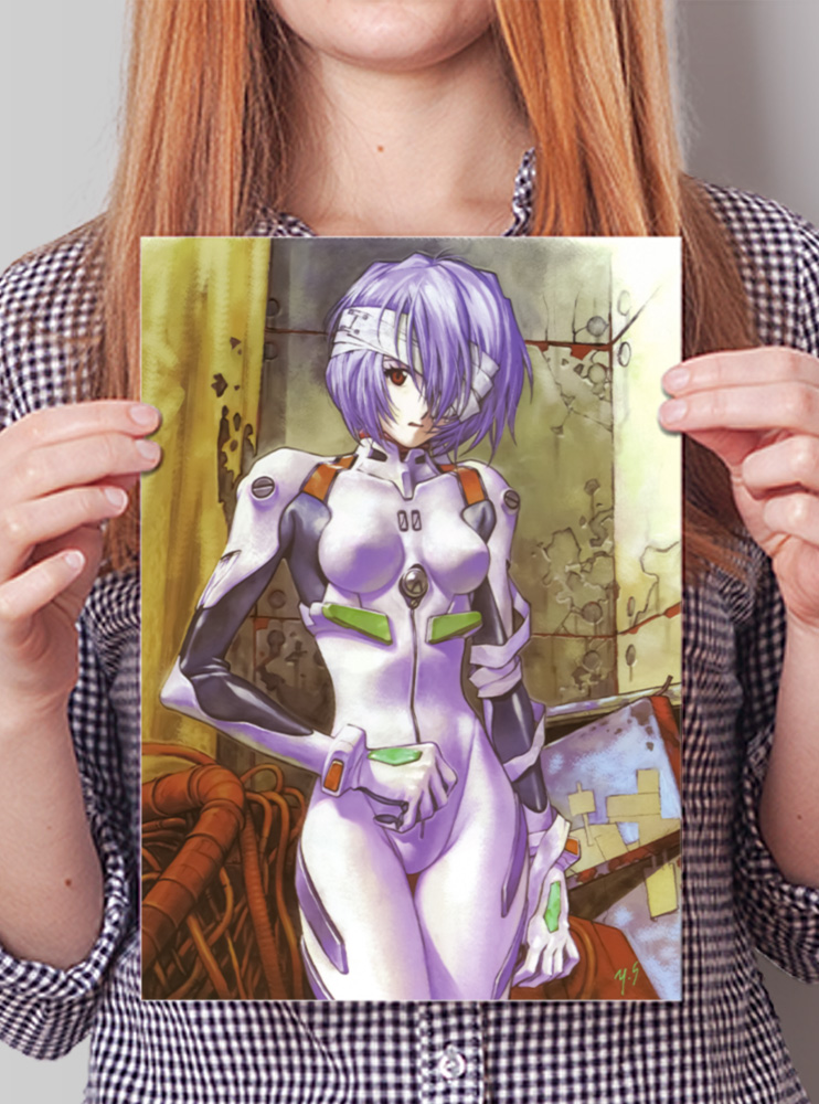 Плакат А4 Євангеліон 2 (Evangelion)