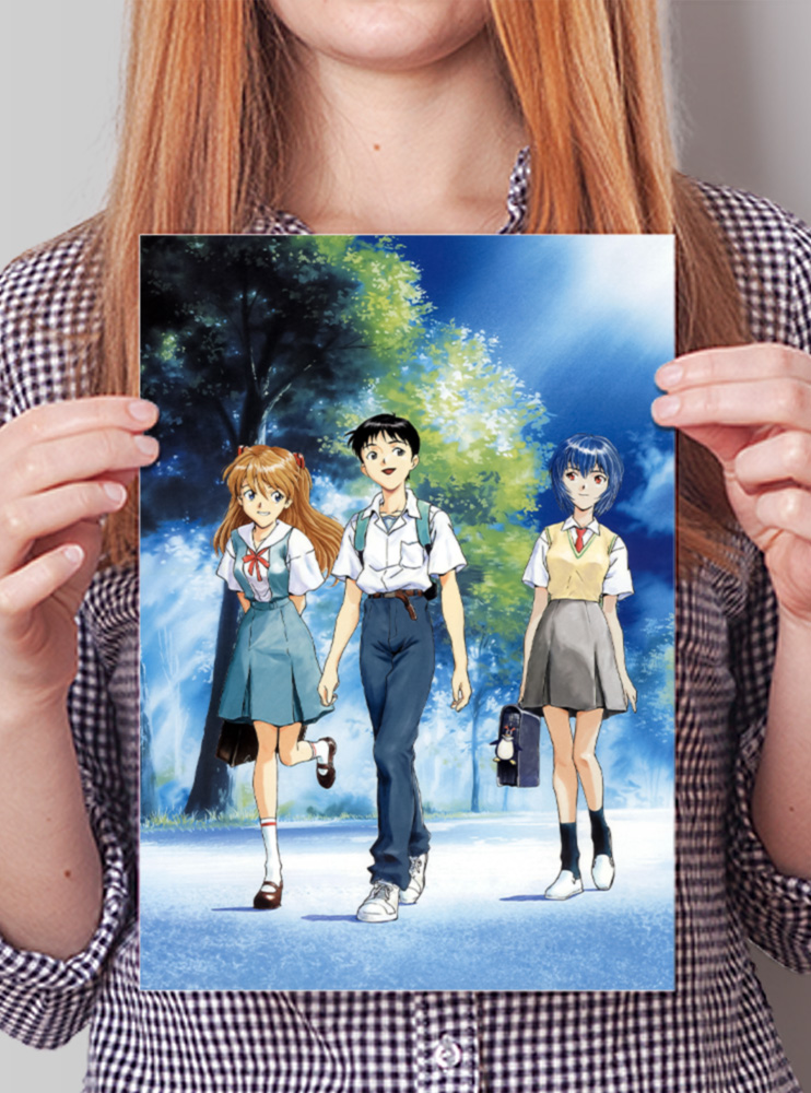 Плакат А4 Євангеліон (Evangelion)