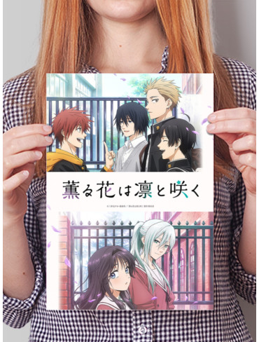 Плакат А4 Ароматна квітка цвіте з гідністю (Kaoru Hana wa Rin to Saku)
