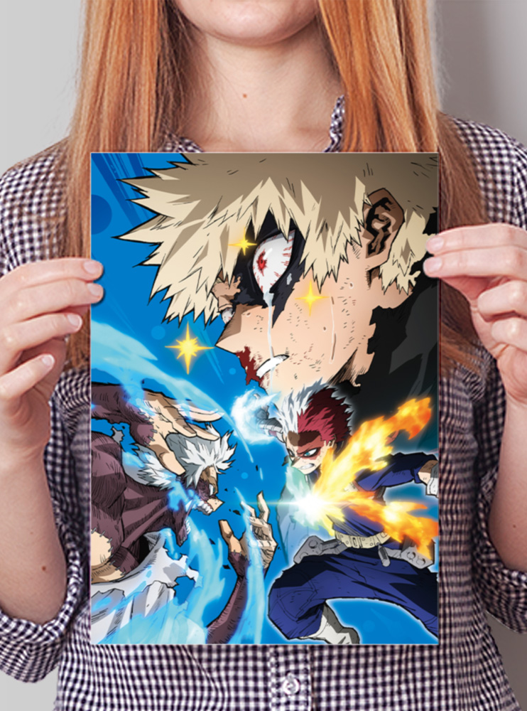 Плакат А4 Моя геройська академія 2 (Boku no Hero Academia)