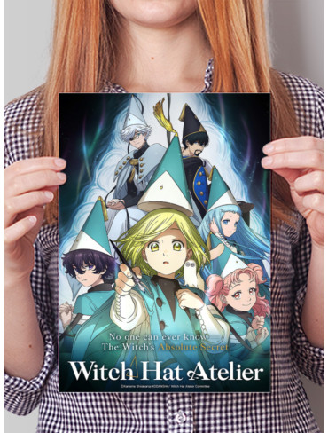Плакат А4 Ательє чаклунських капелюхів (Witch Hat Atelier)