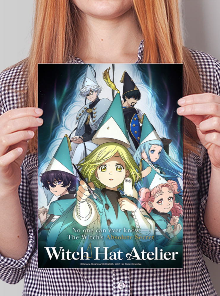 Плакат А4 Ательє чаклунських капелюхів (Witch Hat Atelier)