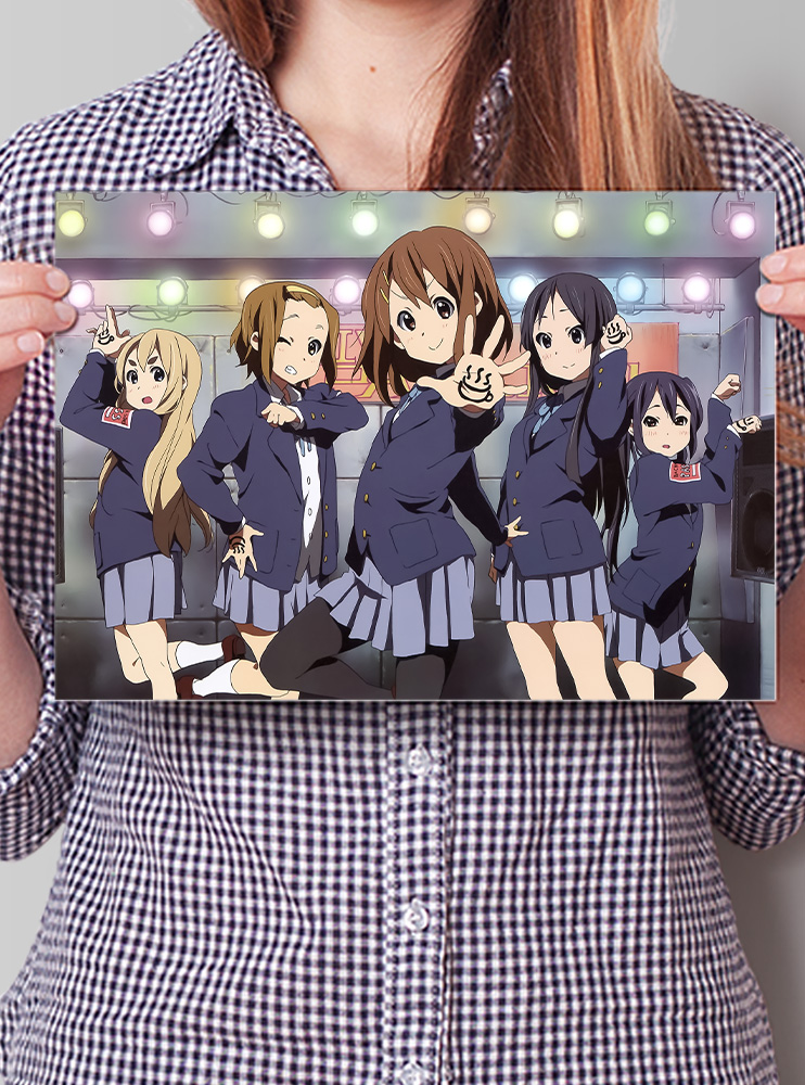 Плакат А4 Легка музика (K-On)