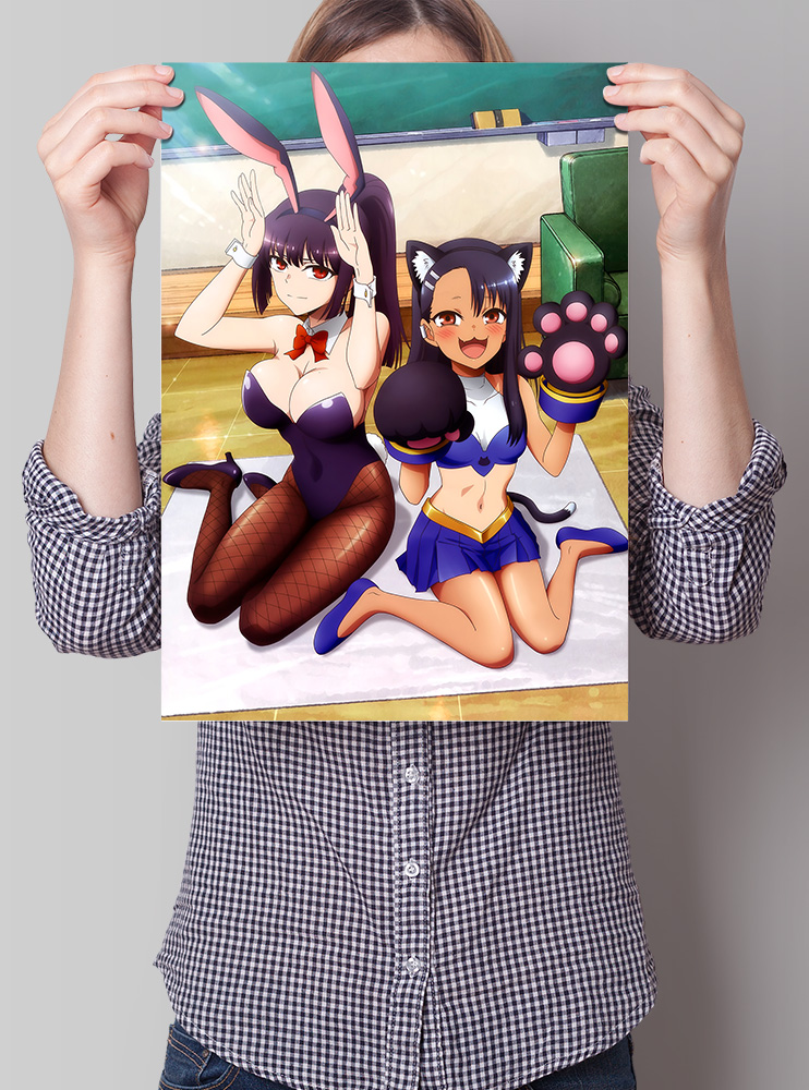 Плакат А3 Не знущайся з мене, Нагаторо (Ijiranaide, Nagatoro-san)