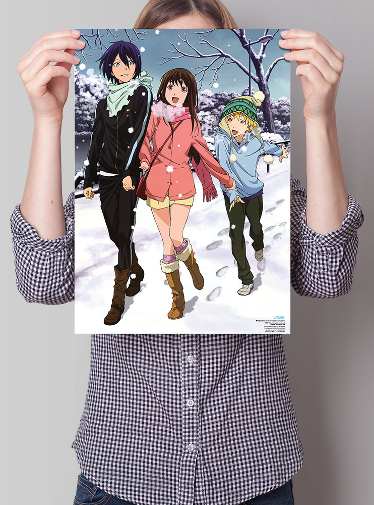 Плакат А3 Безхатній Бог (Noragami)