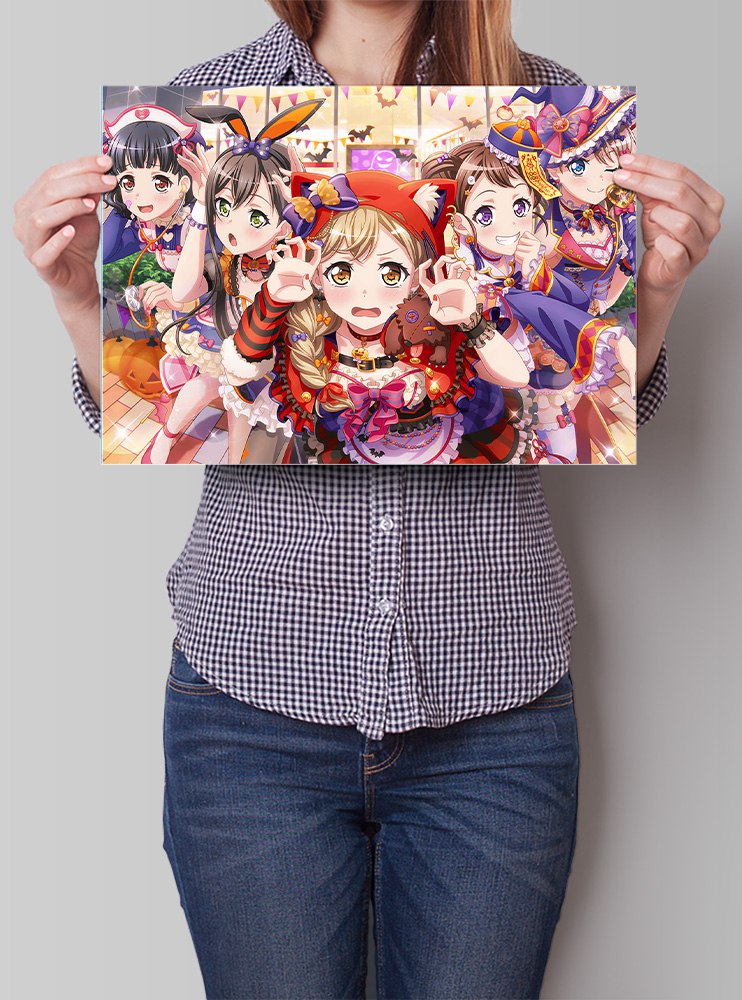 Плакат А3 Бандорі (BanG Dream! Girls Band Party)