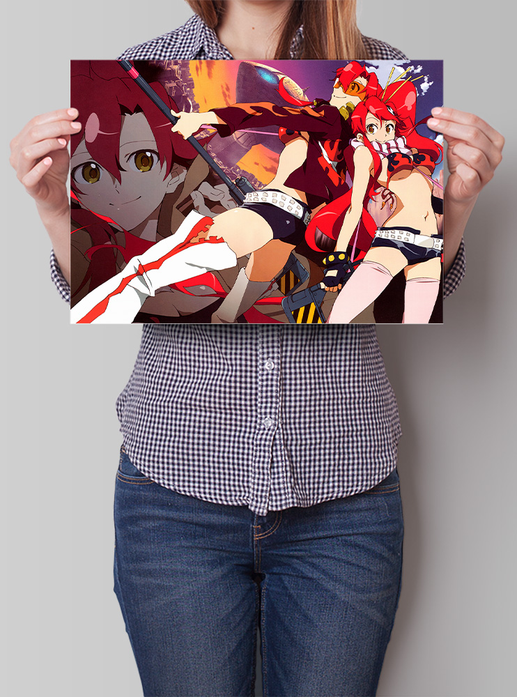 Плакат А3 Ґуррен Лаґанн (Gurren Lagann)