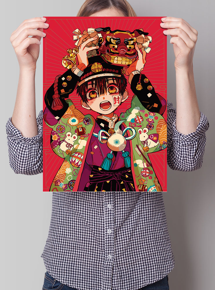 Плакат А3 Туалетний хлопчик Ханако-кун (Jibaku Shounen Hanako-kun)