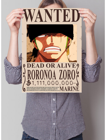 Плакат А3 Ророноа Зоро (One Piece)