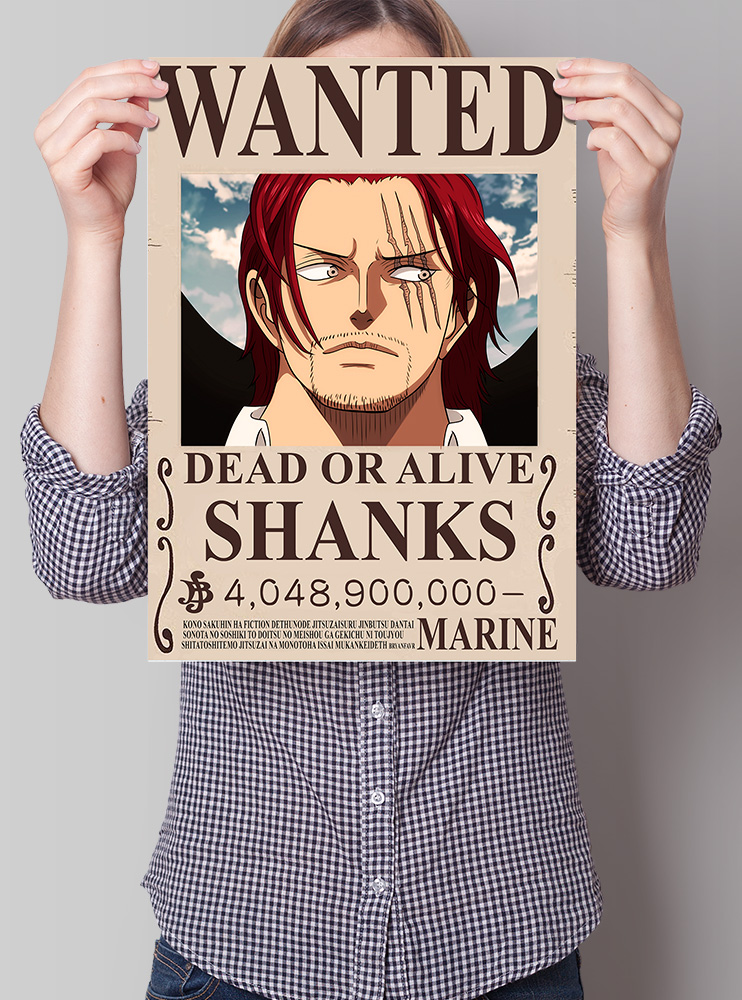 Плакат А3 Шанкс (One Piece)