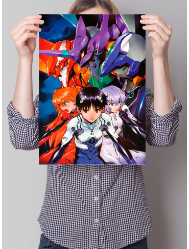Плакат А3 Євангеліон 8 (Evangelion)