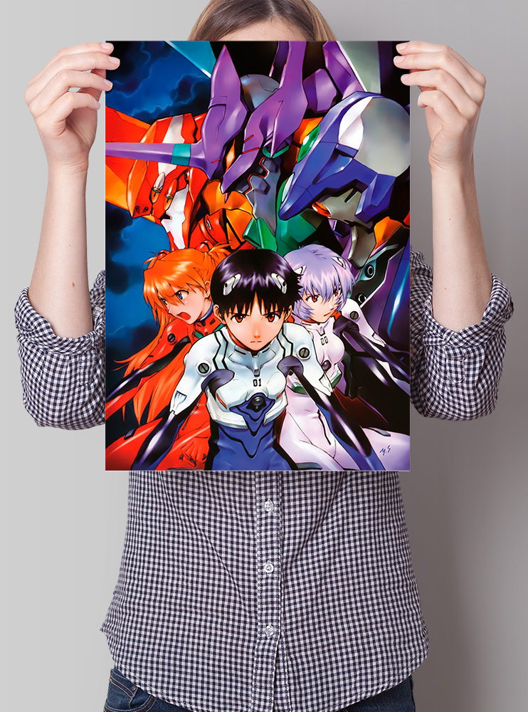 Плакат А3 Євангеліон 8 (Evangelion)