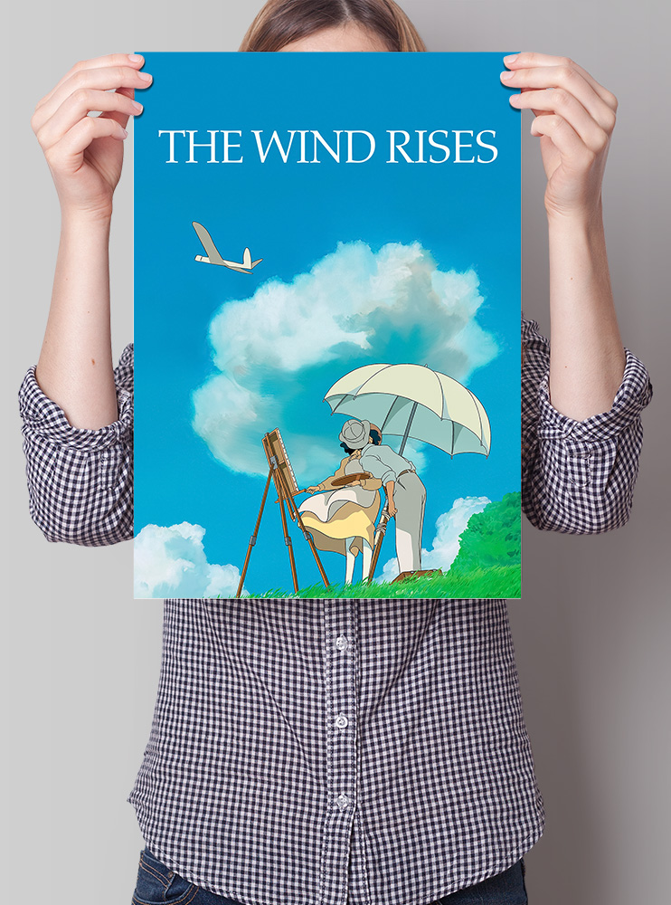Плакат А3 Вітер дужчає (The Wind Rises)