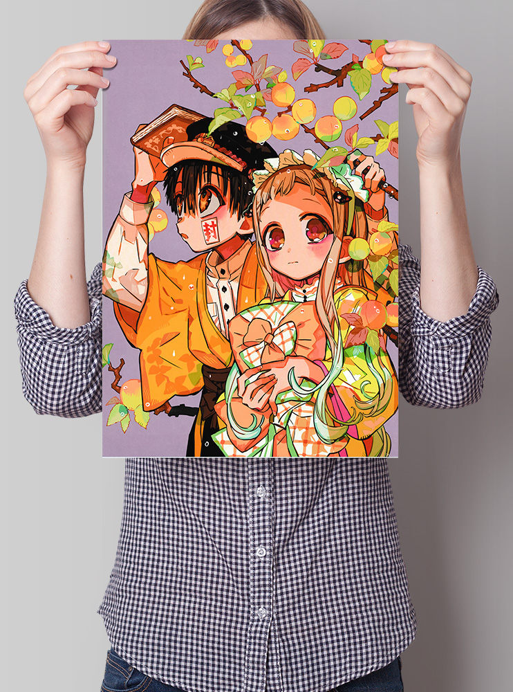 Плакат А3 Туалетний хлопчик Ханако-кун 3 (Jibaku Shounen Hanako-kun)