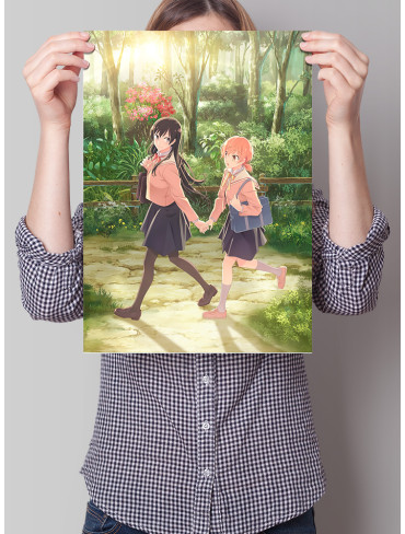 Плакат А3 Коли прийде час, я стану тобою (Bloom into You)
