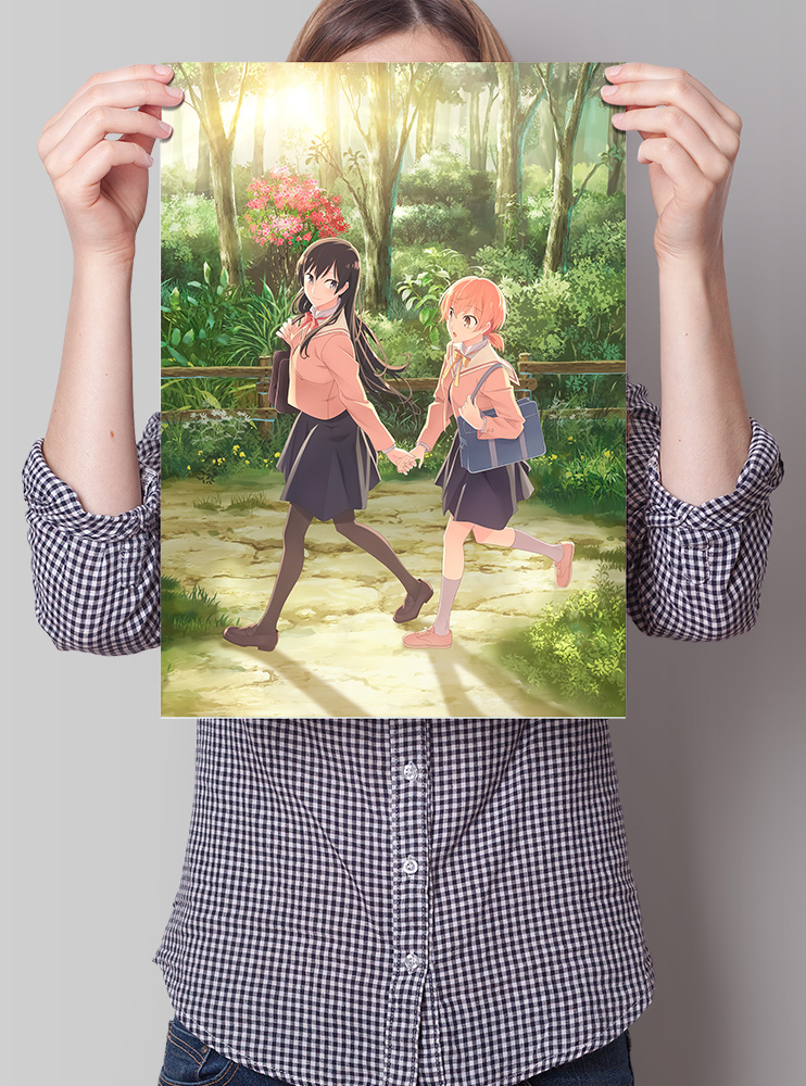 Плакат А3 Коли прийде час, я стану тобою (Bloom into You)