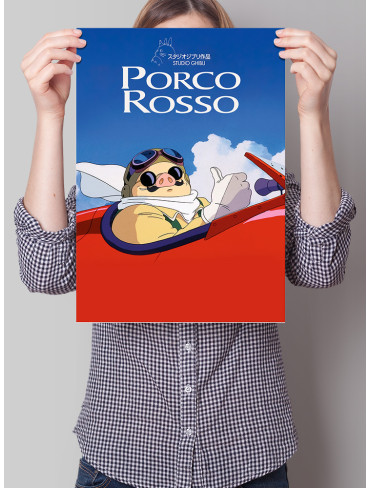 Плакат А3 Порко Россо (Porco Rosso)