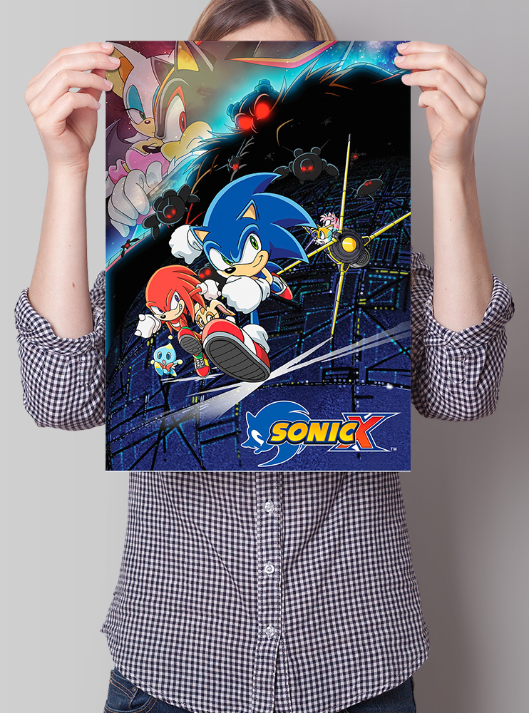 Плакат А3 Сонік Х (Sonic X)