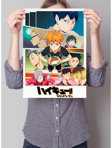 Плакат А3 Волейбол 5 (Haikyuu)