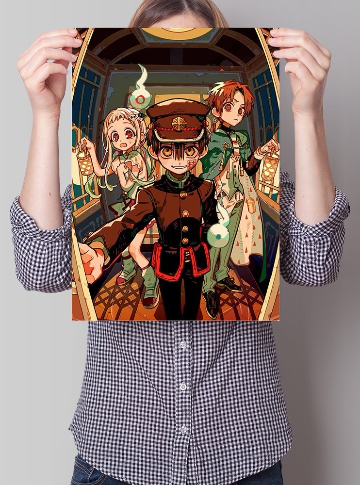 Плакат А3 Туалетний хлопчик Ханако-кун 5 (Jibaku Shounen Hanako-kun)