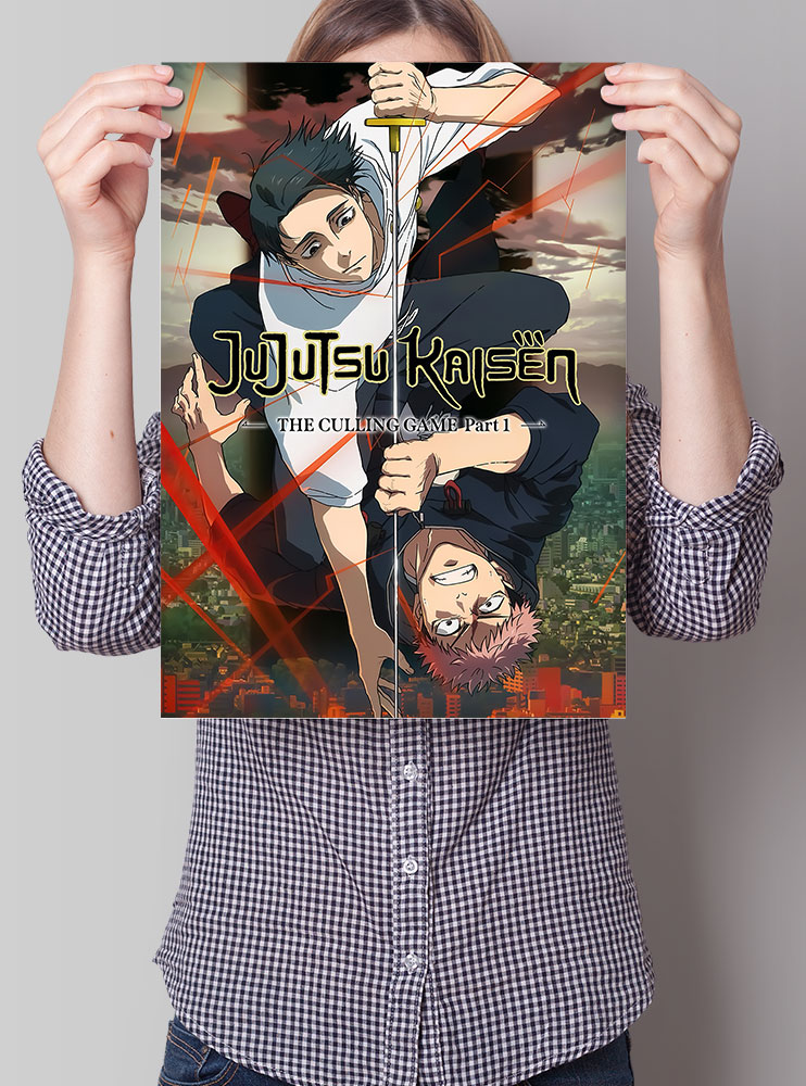 Плакат А3 Магічна битва 9 (Jujutsu Kaisen)