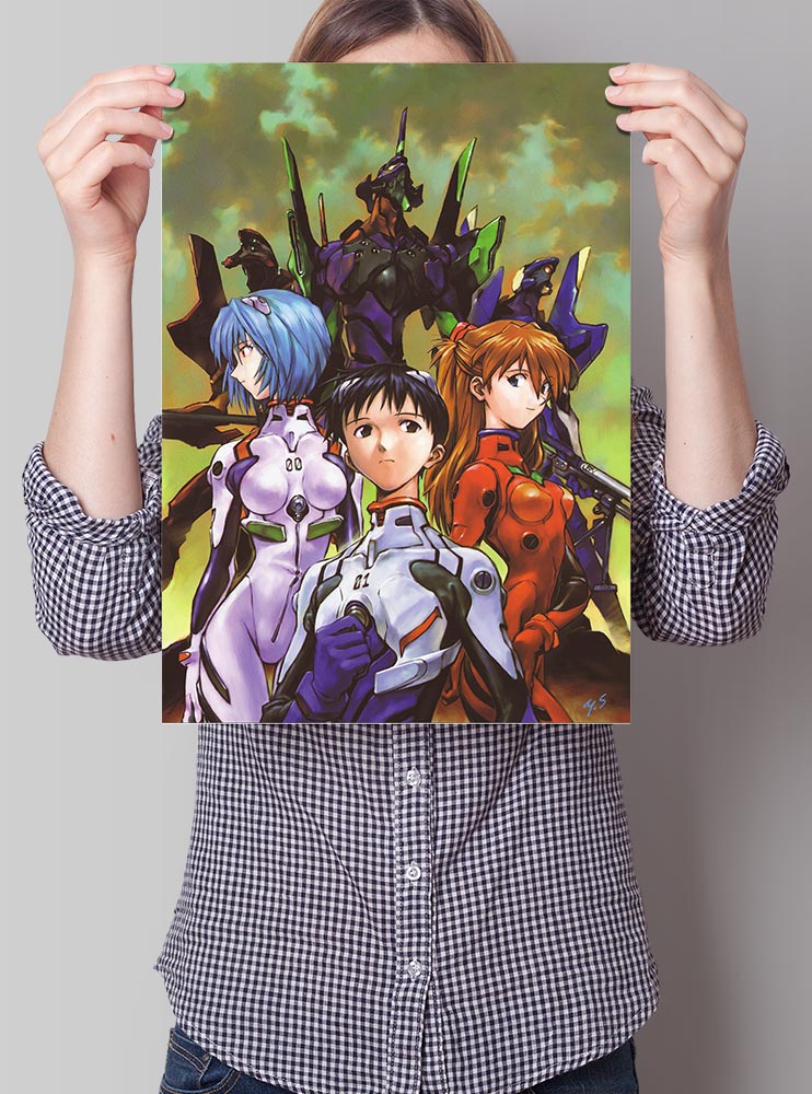 Плакат А3 Євангеліон 5 (Evangelion)