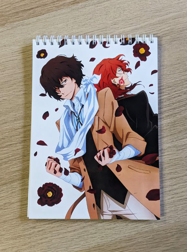 Скетчбук Дазай / Чуя (Bungou Stray Dogs)