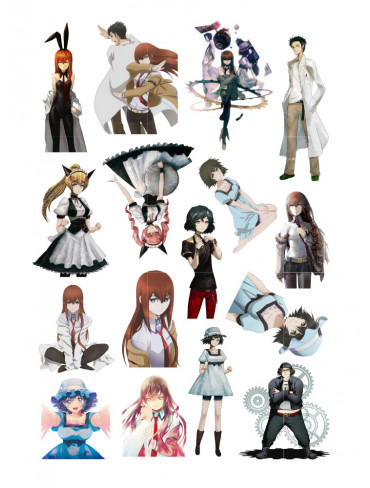 Стікерпак А4 Врата Штейна (Steins;Gate)