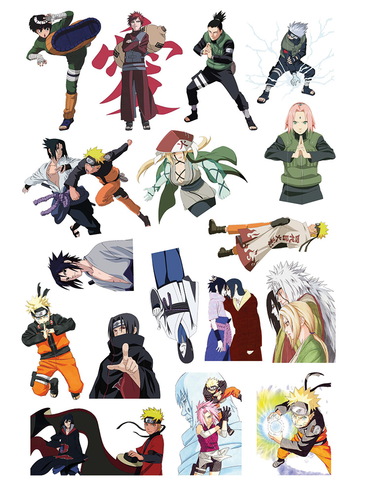 Стікерпак А4 Наруто 2 (Naruto)