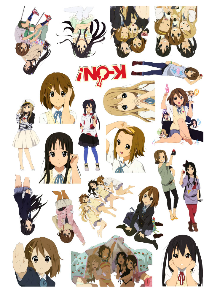 Стікерпак А4 Легка музика 2 (K-On)
