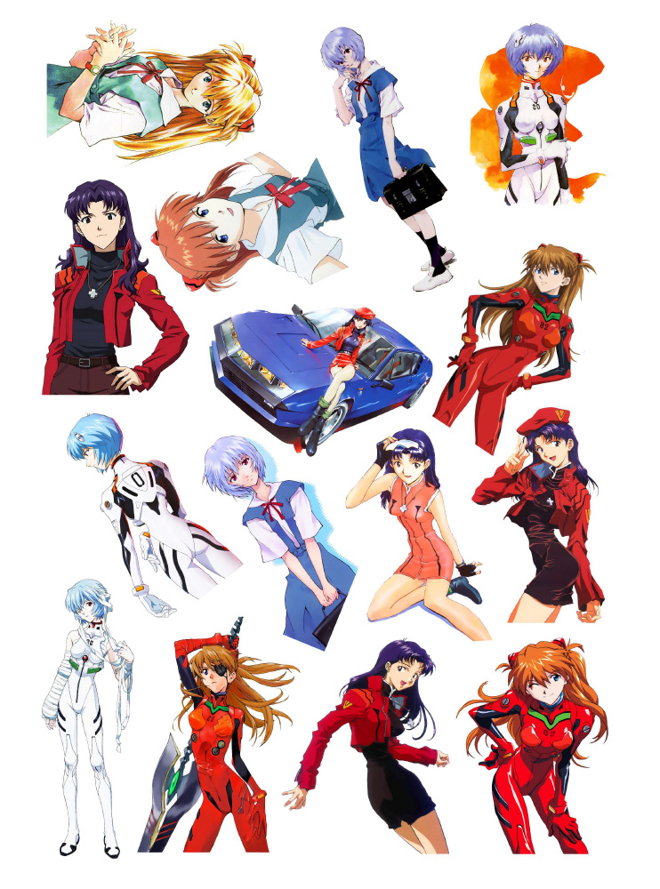 Стікерпак А4 Євангеліон 3 (Evangelion) Стікерпак А4 Євангеліон 3 (Evangelion)