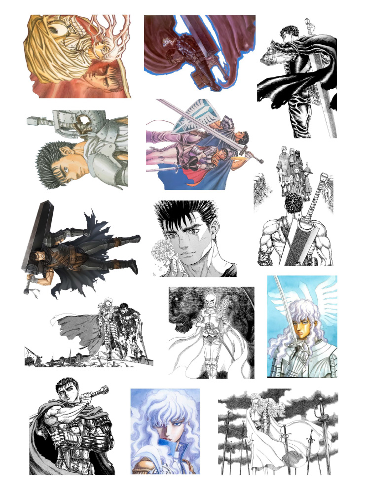 Стікерпак А4 Берсерк (Berserk) Стікерпак А4 Берсерк (Berserk)