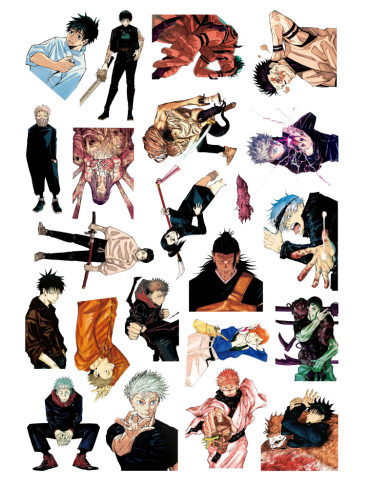 Стікерпак А4 Магічна битва 4 (Jujutsu Kaisen)