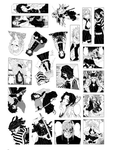 Стікерпак А4 Клинок, що знищує демонів 3 (Kimetsu no Yaiba)