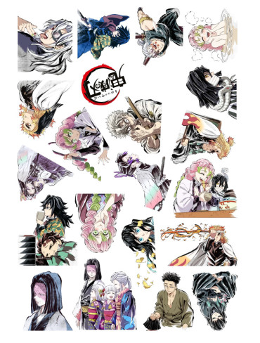 Стікерпак А4 Клинок, що знищує демонів 5 (Kimetsu no Yaiba)