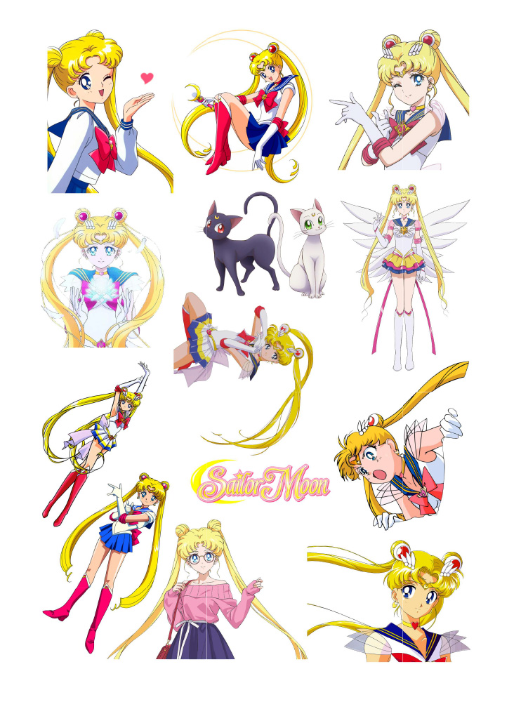 Стікерпак А4 Сейлор Мун (Sailor Moon)